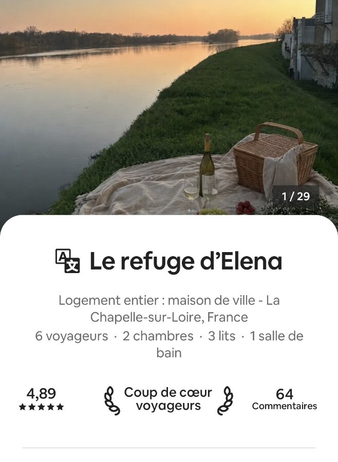 Exemple d’annonce Airbnb mise en valeur